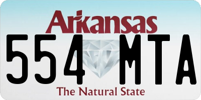 AR license plate 554MTA