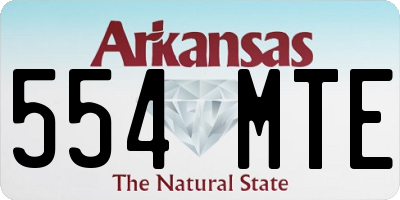 AR license plate 554MTE