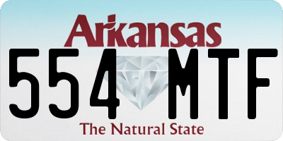 AR license plate 554MTF