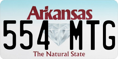 AR license plate 554MTG