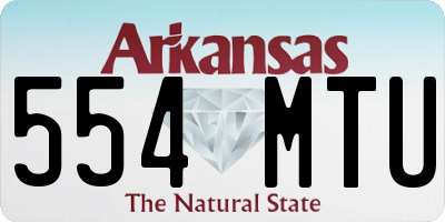 AR license plate 554MTU