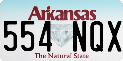 AR license plate 554NQX