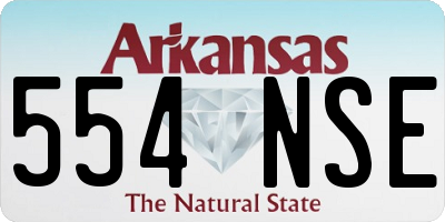AR license plate 554NSE