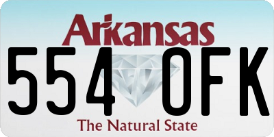 AR license plate 554OFK