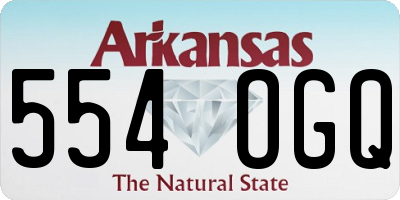 AR license plate 554OGQ
