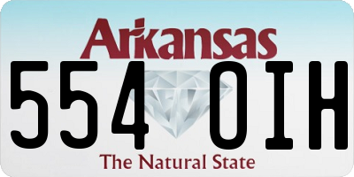 AR license plate 554OIH