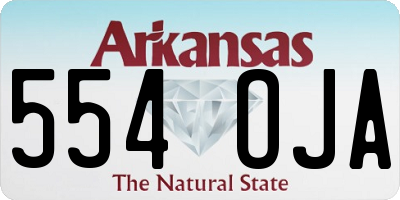 AR license plate 554OJA