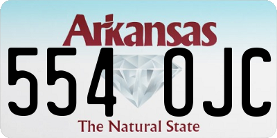 AR license plate 554OJC