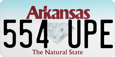 AR license plate 554UPE