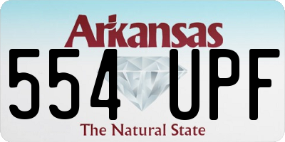 AR license plate 554UPF