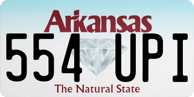 AR license plate 554UPI