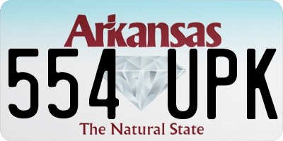 AR license plate 554UPK
