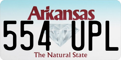 AR license plate 554UPL