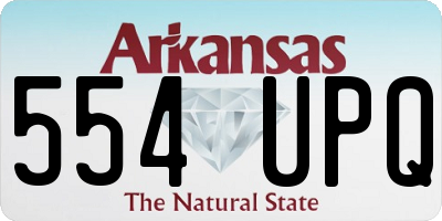 AR license plate 554UPQ