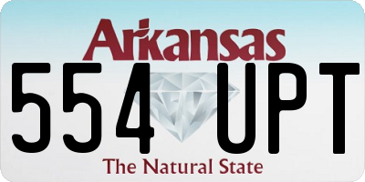 AR license plate 554UPT