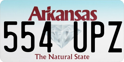 AR license plate 554UPZ