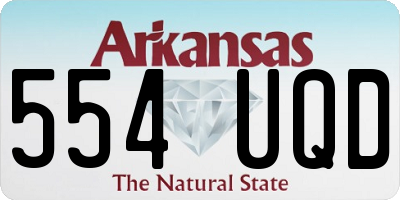AR license plate 554UQD