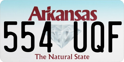 AR license plate 554UQF