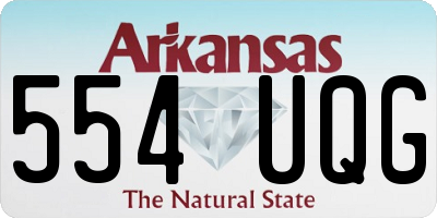 AR license plate 554UQG