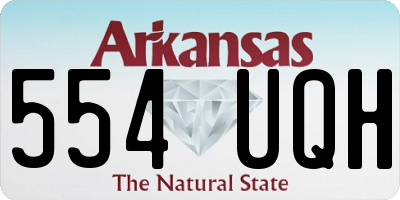 AR license plate 554UQH
