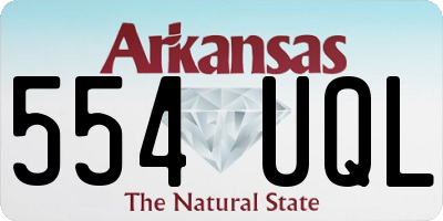 AR license plate 554UQL