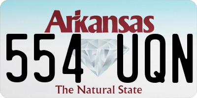 AR license plate 554UQN
