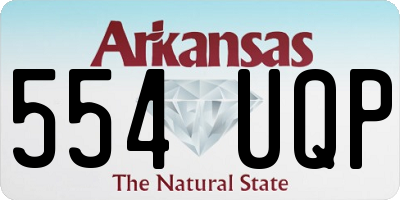 AR license plate 554UQP