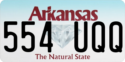 AR license plate 554UQQ