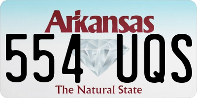 AR license plate 554UQS