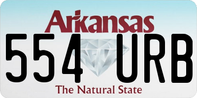 AR license plate 554URB