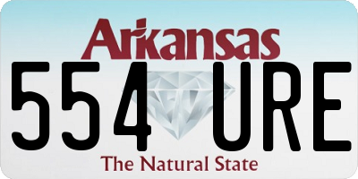 AR license plate 554URE