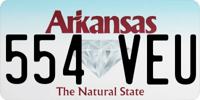 AR license plate 554VEU