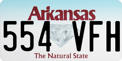 AR license plate 554VFH
