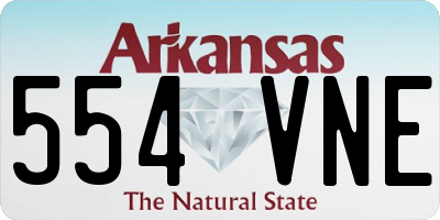 AR license plate 554VNE