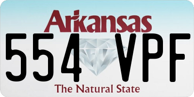 AR license plate 554VPF