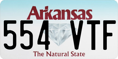 AR license plate 554VTF