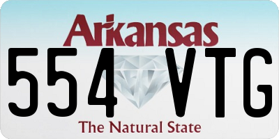 AR license plate 554VTG