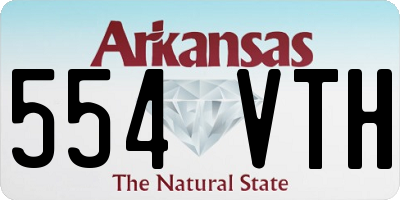 AR license plate 554VTH