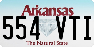 AR license plate 554VTI