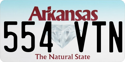 AR license plate 554VTN