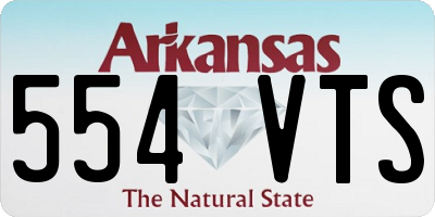 AR license plate 554VTS
