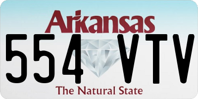 AR license plate 554VTV