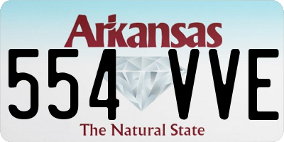 AR license plate 554VVE