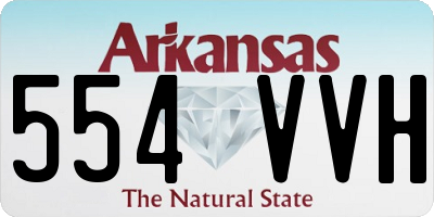 AR license plate 554VVH