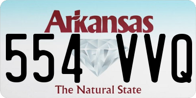 AR license plate 554VVQ