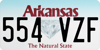 AR license plate 554VZF