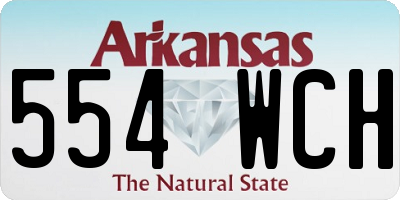 AR license plate 554WCH