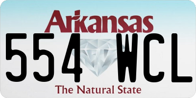 AR license plate 554WCL
