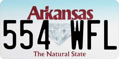 AR license plate 554WFL