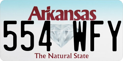 AR license plate 554WFY